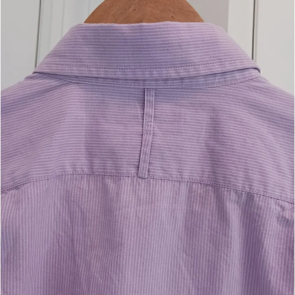 Mens Banana Republic Button Down Shirt Cotton Striped